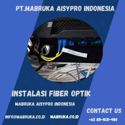 Pemasangan Kabel Fiber Optik di Jakarta